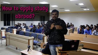 How to apply study abroad? // Indian studying abroad