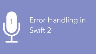 Code Hangout #1 - Error Handling in Swift 2