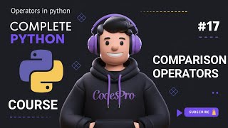 Comparison operator in python || Complete python course Day : #17 ❤️
