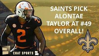 New Orleans Saints Draft Grades: Alontae Taylor Drafted By Saints In Round 2 Of 2022 NFL Draft