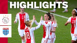 LEUCHTER HATTRICK 😍 | Highlights Ajax Vrouwen - PEC Zwolle Vrouwen | Azerion Vrouwen Eredivisie