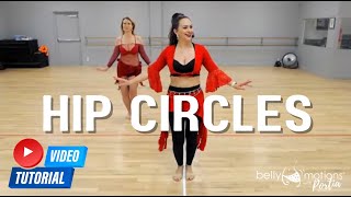 Hip Circles: A Belly Dance TUTORIAL #bellydance