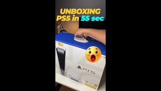 Finally got it 😍 - #PS5 unboxing in 55 sec | #SonyPlaystation5 #Shorts