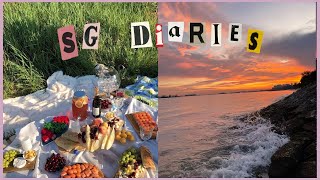 sg diaries 002 : picnic by the beach \u0026 sunset