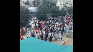 JSQM workers gather protest the killing of bilal kaka and demand Return  afghans and other refugees.