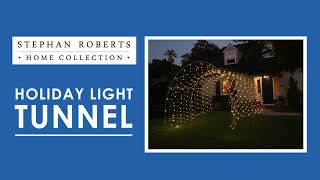 Stephen Roberts Holiday Light Tunnel