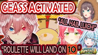 Miko, Su, & Matsuri Win 7 Jackpots in a Row Thanks to Lui's Geass [Hololive GoldRush]