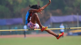 High Jump Girls U14 Final 32nd South Zone National Junior Athletics Championships 2021