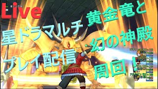 【Live配信】星ドラタイム！黄金竜と幻の神殿周回＆大魔王！