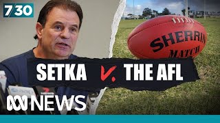 Fight unfolding between one of Australia's biggest unions and the AFL | 7.30
