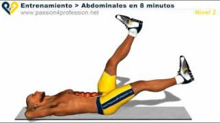 Abdominales en 8 minutos nivel 2