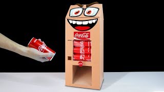 DIY How to Make Coca Cola Vending Machine