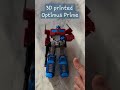 Another 3D printed Optimus Prime #transformers #prusamini #revomicro