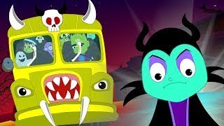 Ruote sul bus | Autobus spaventoso | Canzoni per bambini | Halloween Songs | Wheels On The