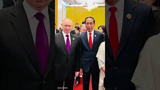 Senyum Jokowi Saat Bertemu Putin #Shorts