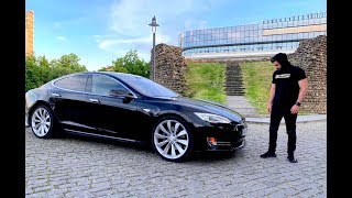 უხეში ტესტ დრაივი - TESLA Model S თელავში!