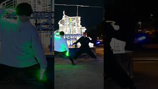 【♪Wellerman(Sea shanty)】They brandish glow sticks.【Cyalume Dance / Wotagei🇯🇵】#shorts #dance