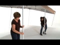 how to assembling a shelterlogic® straight leg pop up canopy