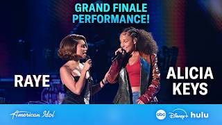 Iconic! Alicia Keys Performs "Fallin'" With Surprise Guest Raye - American Idol 2026 Grand Finale