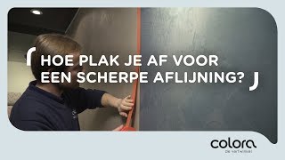 Hoe plak je af met schildertape? | Verftips van de colora coach