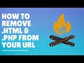 Remove  .html and  .php from Website Url
