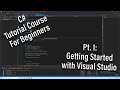 C# Tutorial Course for Beginners | 1. Getting Started (Downloading Visual Studio and Unity)