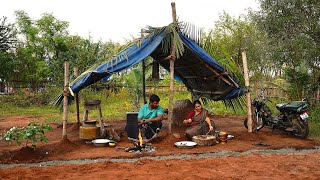 Goat Leg Soup \u0026 Attu Kaal Paya For Idiyappam || Healthy Village Recipes || The Traditional Life