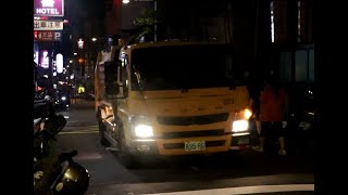 板橋區垃圾車895-R6沿線播音收運(新北市環保局) Taiwan Garbage Truck in New Taipei city，Taiwan (ゴミ収集車、대만 쓰레기차 )