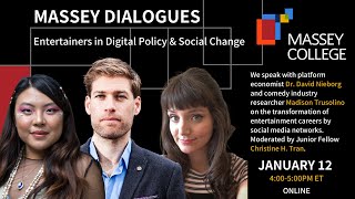 Massey Dialogues - Entertainers in Digital Policy & Social Change
