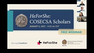 HeForShe: COSECSA Scholars