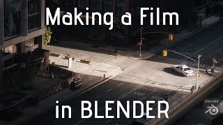 How I made a Car Short Film in Blender - BTS