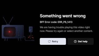 Fix BFF Error Code: ERR PB 1430 in Disney Plus Hotstar | Something went wrong hotstar BFF error code