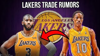 Lakers Rumors: Chris Paul Trade to the Lakers? Demar Derozan Lakers Trade? + Phil Handy Update!