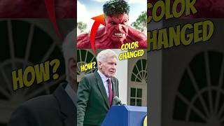 How Ross's Hairs Changed the Color? #redhulk