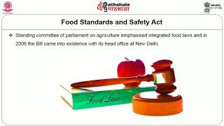 Food Laws and Standards