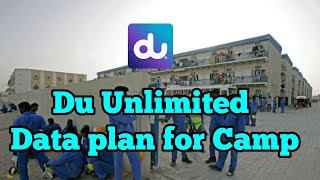 Du prepaid unlimited data plan for labour camp area