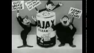 Commercial Ajax Use Ajax the Foaming Cleanser 1950s