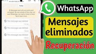 Cómo ver mensajes eliminados en WhatsApp (2025) | Recuperar mensajes de WhatsApp