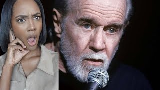 FIRST TIME REACTING TO | GEORGE CARLIN ON WHITE PEOPLE - REACTION