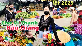 Về Hậu Giang Đi Chợ  Vị Thanh Gặp Em gái dễ thương Tết Ất Tỵ 2025