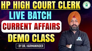 HP High Court Clerk | Current Affairs | Live Batch | Demo Class | CivilsTap Himachal