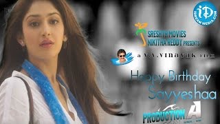 Akhil Akkineni's Movie Making - Sayesha Saigal Birthday Special Video