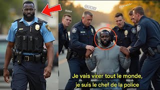 Des Policiers Humilient Un Homme Noir Sans Savoir Qu'il Est Le Nouveau Chef De La Police.