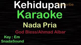 KEHIDUPAN-God Bless-Ahmad Albar|KARAOKE NADA PRIA​⁠ -Male-Cowok-Laki-laki@ucokku