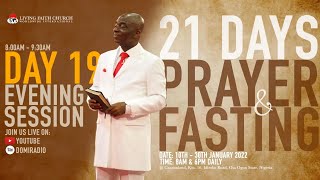 DAY 19 : 21 DAYS OF PRAYER \u0026 FASTING | BLOOD OF SPRINKLING SERVICE| 28, JAN. 2022 | FAITH TABERNACLE