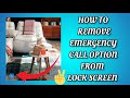 How To Remove Emergency Call Option From Lock Screen || TECH SOLUTIONS BAR