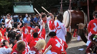 2024年 津島市 尾張津島秋まつり 津島石採祭 本楽（北部石採組② 津島神社奉納）