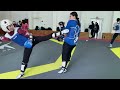 Taekwondo WT sparing training