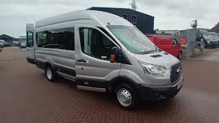 FORD TRANSIT TREND 17 SEAT LUXURY SPEC FACTORY MINIBUS.@frostvancentre8137