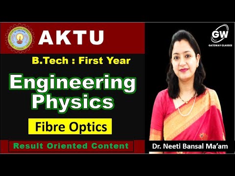 Fibre Optics I Engg. Physics I AKTU I B.Tech First Year I By Neeti ...